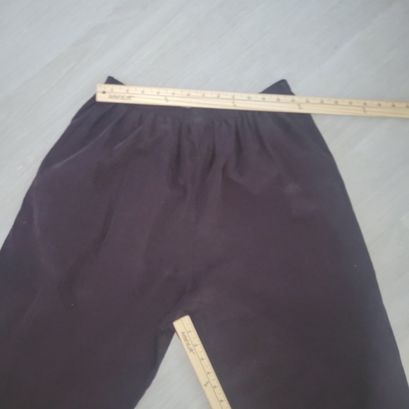 BRYN WALKER Brown Wide Leg Elastic Waist Pants 100% Cotton Made in USA Size XL - Picture 3 of 7